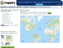 Tablet Screenshot of mappery.com